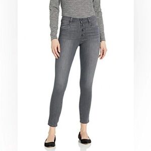 PAIGE Hoxton High Rise Ankle Skinny Jeans Dusk Grey Denim Casual Women’s 26